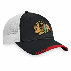 CHICAGO BLACKHAWKS FANATICS MEN'S AUTHENTIC PRO LOCKER ROOM ALTERNATE LOGO ADJUSTABLE MESH HAT -Jersey shop CHICAGO BLACKHAWKS FANATICS MEN S AUTHENTIC PRO LOCKER ROOM ALTERNATE LOGO ADJUSTABLE MESH HAT LEFT