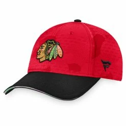 CHICAGO BLACKHAWKS FANATICS MEN'S AUTHENTIC PRO LOCKER ROOM FLEX HAT