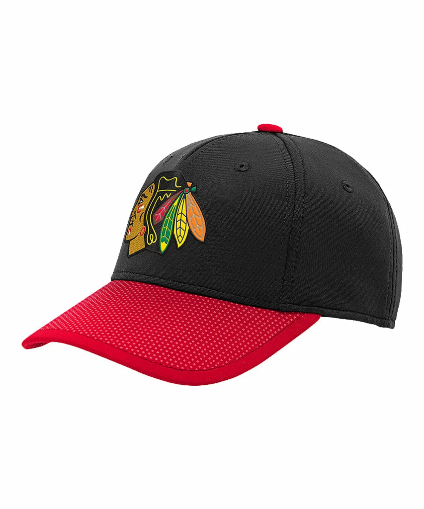 Fanatics CHICAGO BLACKHAWKS KIDS AUTHENTIC PRO STRUCTURED NHL DRAFT HAT 3 Fanatics CHICAGO BLACKHAWKS KIDS AUTHENTIC PRO STRUCTURED NHL DRAFT HAT