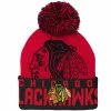 Outer Stuff CHICAGO BLACKHAWKS KID'S REDLINE CUFFED POM KNIT TOQUE -Jersey shop CHICAGO BLACKHAWKS KID S REDLINE CUFFED POM KNIT TOQUE