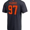 CONNOR MCDAVID EDMONTON OILERS FANATICS ADULT NAME AND NUMBER T SHIRT - THIRD -Jersey shop CONNOR MCDAVID EDMONTON OILERS FANATICS MEN S NAME AND NUMBER T SHIRT THIRD back