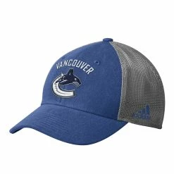 VANCOUVER CANUCKS ADIDAS MEN'S MESH BACK STRUCTURED HAT