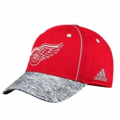DETROIT RED WINGS ADIDAS MEN'S 2018 NHL STRUCTURED DRAFT HAT