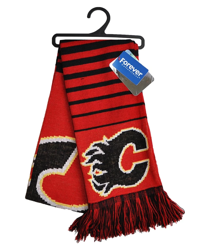 KDI CALGARY FLAMES BIG LOGO SCARF 3 KDI CALGARY FLAMES BIG LOGO SCARF