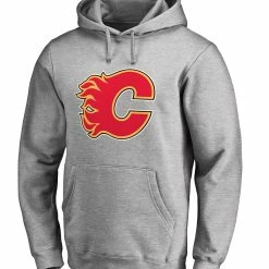 CALGARY FLAMES FANATICS MEN'S PRIMARY LOGO HOODIE