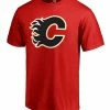 CALGARY FLAMES FANATICS MEN'S PRIMARY LOGO T SHIRT -Jersey shop Calgary Flames Fanatics Mens Primary Logo T Shirt Front min