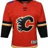 Outer Stuff CALGARY FLAMES INFANT PREMIER JERSEY 1 Outer Stuff CALGARY FLAMES INFANT PREMIER JERSEY -Jersey shop Calgary Flames Kids Premier Jersey Front min 1e4a0cc8 c245 4de1 a94e 8a39512d4253