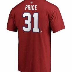 CAREY PRICE MONTREAL CANADIENS FANATICS MEN'S NAME AND NUMBER T SHIRT