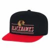 ADIDAS CHICAGO BLACKHAWKS CCM FLAT BRIM SNAPBACK HAT