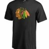 CHICAGO BLACKHAWKS FANATICS MEN'S PRIMARY LOGO T SHIRT -Jersey shop Chicago Blackhawks Fanatics Mens Primary Logo T Shirt Front min