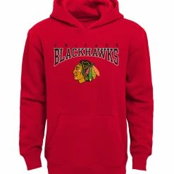 Outer Stuff CHICAGO BLACKHAWKS KID'S FADEOUT HOODIE