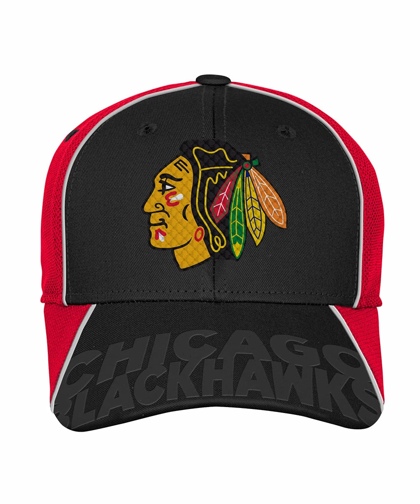 Outer Stuff CHICAGO BLACKHAWKS KID'S SECOND SEASON DRAFT CAP 3 Outer Stuff CHICAGO BLACKHAWKS KID'S SECOND SEASON DRAFT CAP
