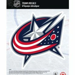 Mustang COLUMBUS BLUE JACKETS 5" X 7" NHL TEAM DECAL