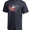 COLUMBUS BLUE JACKETS FANATICS MEN'S PRIMARY LOGO T SHIRT -Jersey shop Columbus Blue Jackets Fanatics Mens Primary Logo T Shirt Front min