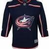 Outer Stuff COLUMBUS BLUE JACKETS JUNIOR PREMIER JERSEY 2 Outer Stuff COLUMBUS BLUE JACKETS JUNIOR PREMIER JERSEY -Jersey shop Columbus Blue Jackets Kids Premier Jersey Frontjpg min