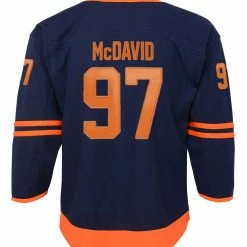 Outer Stuff CONNOR MCDAVID EDMONTON OILERS JUNIOR PREMIER THIRD JERSEY