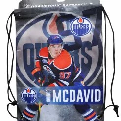 KDI CONNOR MCDAVID EDMONTON OILERS DRAWSTRING LOGO BAG