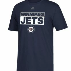 WINNIPEG JETS ADIDAS MEN'S ADI BOX T SHIRT