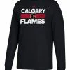 CALGARY FLAMES ADIDAS MEN'S HEAVILY USED LONGSLEEVE SHIRT -Jersey shop DA6992