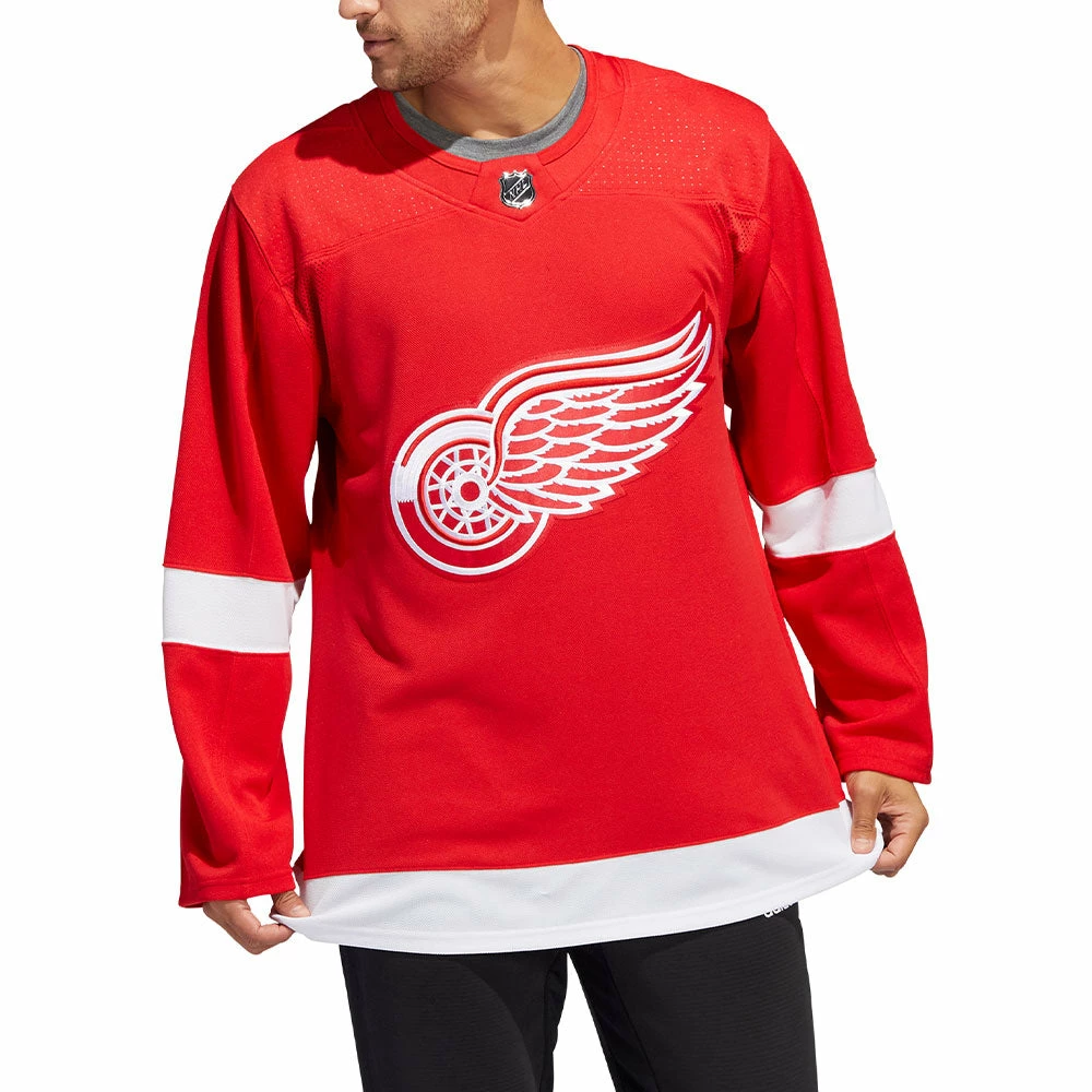 DETROIT RED WINGS ADIDAS ADIZERO PRIMEGREEN AUTHENTIC RED HOME JERSEY 4 DETROIT RED WINGS ADIDAS ADIZERO PRIMEGREEN AUTHENTIC RED HOME JERSEY - Image 2