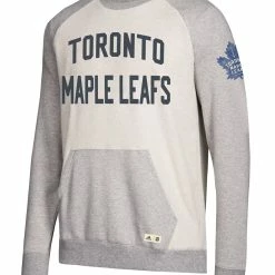 TORONTO MAPLE LEAFS ADIDAS MEN'S FIN FLEECE CREW SHIRT