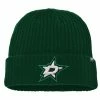 FANATICS DALLAS STARS CORE KNIT TOQUE -Jersey shop Dallas Stars Fanatics Black Green