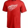 DETROIT RED WINGS FANATICS MEN'S PRIMARY LOGO T SHIRT -Jersey shop Detroit Red Wings Fanatics Mens Primary Logo T Shirt Front min