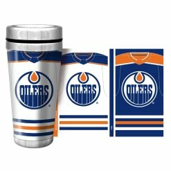 Mustang EDMONTON OILERS 16OZ JERSEY WRAP TRAVEL MUG