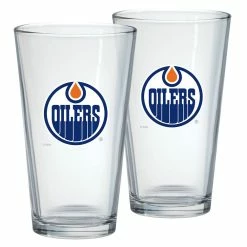 Mustang EDMONTON OILERS 16OZ MIXING GLASS SET