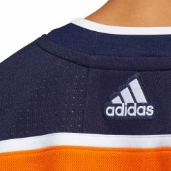 EDMONTON OILERS ADIDAS ADIZERO PRIMEGREEN AUTHENTIC ORANGE HOME JERSEY -Jersey shop EDMONTON OILERS ADIDAS ADIZERO PRIMEGREEN AUTHENTIC ORANGE HOME JERSEY MODEL COLLAR