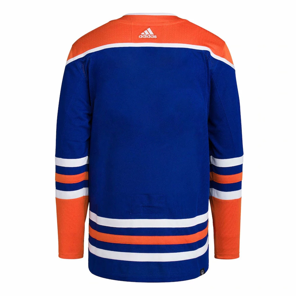EDMONTON OILERS ADIDAS ADIZERO PRIMEGREEN AUTHENTIC ROYAL HOME JERSEY 4 EDMONTON OILERS ADIDAS ADIZERO PRIMEGREEN AUTHENTIC ROYAL HOME JERSEY - Image 2