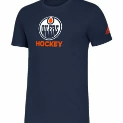 EDMONTON OILERS ADIDAS MEN'S AMPLIFIER T SHIRT