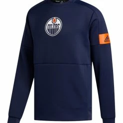 EDMONTON OILERS ADIDAS MEN'S GAME MODE CREW SHIRT