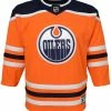 Outer Stuff EDMONTON OILERS JUNIOR PREMIER JERSEY -Jersey shop Edmonton Oilers Kids Premier Jersey Front min