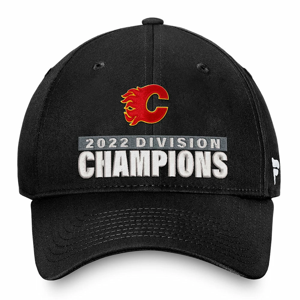 FANATICS CALGARY FLAMES 2022 PACIFIC DIVISION CHAMPIONS SNAPBACK HAT 4 FANATICS CALGARY FLAMES 2022 PACIFIC DIVISION CHAMPIONS SNAPBACK HAT - Image 2