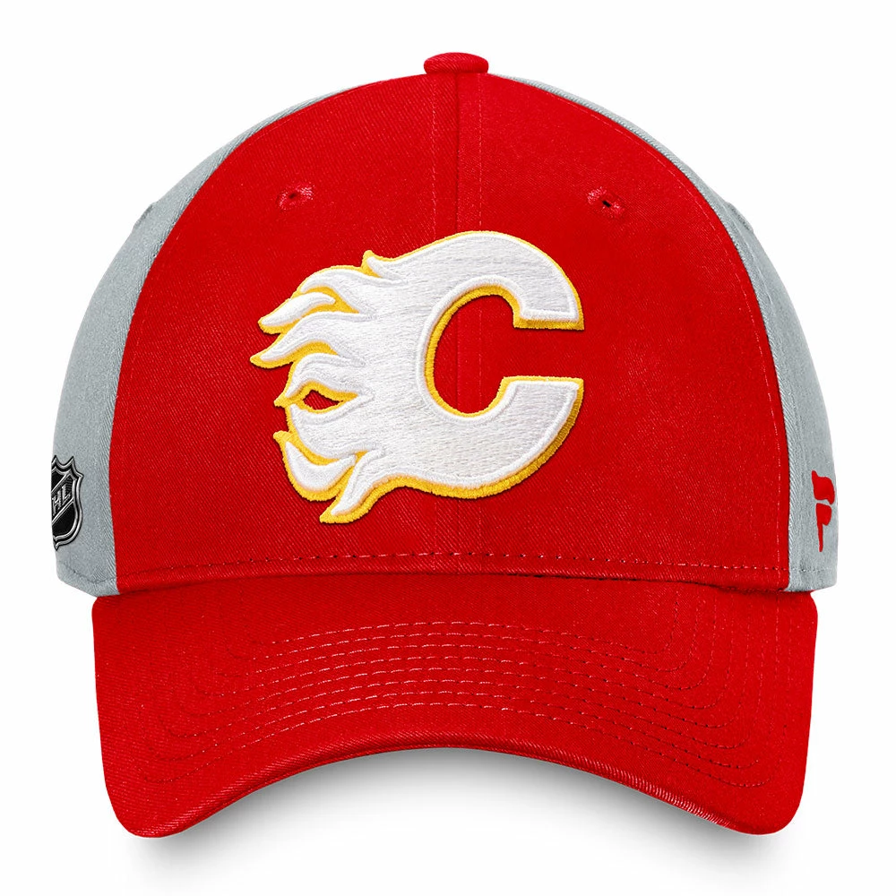 FANATICS CALGARY FLAMES 2022 PLAYOFF PARTICIPANT HAT 4 FANATICS CALGARY FLAMES 2022 PLAYOFF PARTICIPANT HAT - Image 2
