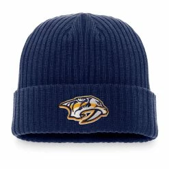 NASHVILLE PREDATORS FANATICS MEN'S CORE KNIT TOQUE