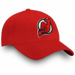 FANATICS NEW JERSEY DEVILS PRIMARY LOGO SNAPBACK HAT -Jersey shop FANATICS NEW JERSEY DEVILS PRIMARY LOGO SNAPBACK HAT SIDE
