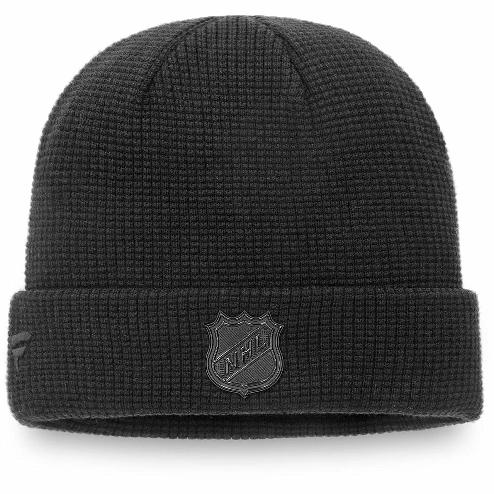 FANATICS SEATTLE KRAKEN BLACK ICE CUFF BEANIE TOQUE 4 FANATICS SEATTLE KRAKEN BLACK ICE CUFF BEANIE TOQUE - Image 2