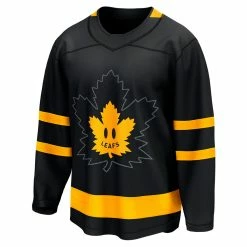 FANATICS TORONTO MAPLE LEAFS MITCH MARNER BLACK THIRD ADULT BREAKAWAY JERSEY -Jersey shop FANATICS TORONTO MAPLE LEAFS MITCH MARNER BLACK THIRD ADULT BREAKAWAY JERSEY REVERSE