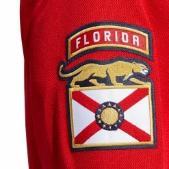 FLORIDA PANTHERS ADIDAS ADIZERO PRIMEGREEN AUTHENTIC RED HOME JERSEY 11 FLORIDA PANTHERS ADIDAS ADIZERO PRIMEGREEN AUTHENTIC RED HOME JERSEY -Jersey shop FLORIDA PANTHERS ADIDAS ADIZERO PRIMEGREEN AUTHENTIC RED HOME JERSEY SHOULDER PATCH