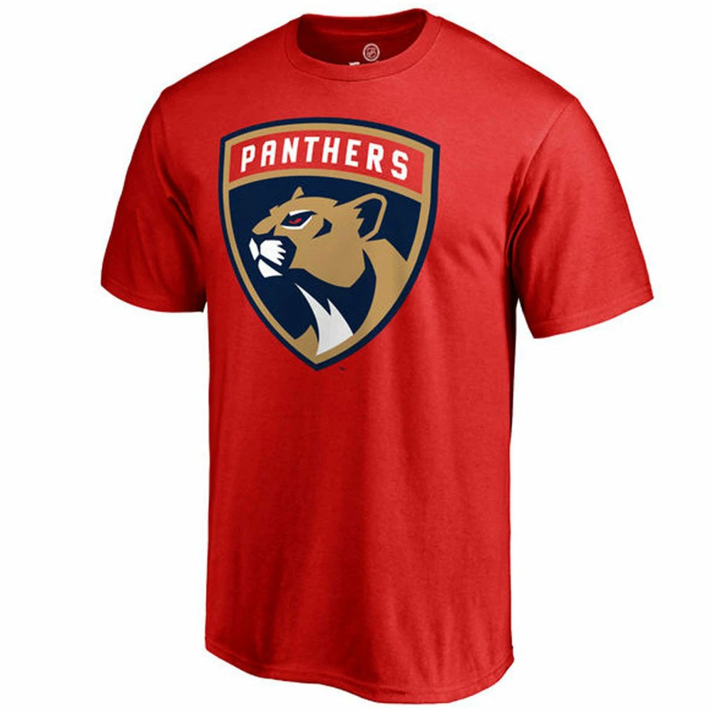 FLORIDA PANTHERS FANATICS ADULT PRIMARY LOGO SHIRT 3 FLORIDA PANTHERS FANATICS ADULT PRIMARY LOGO SHIRT
