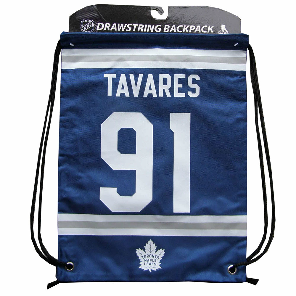 KDI JOHN TAVARES TORONTO MAPLE LEAFS PLAYER DRAWSTRING LOGO BAG 3 KDI JOHN TAVARES TORONTO MAPLE LEAFS PLAYER DRAWSTRING LOGO BAG