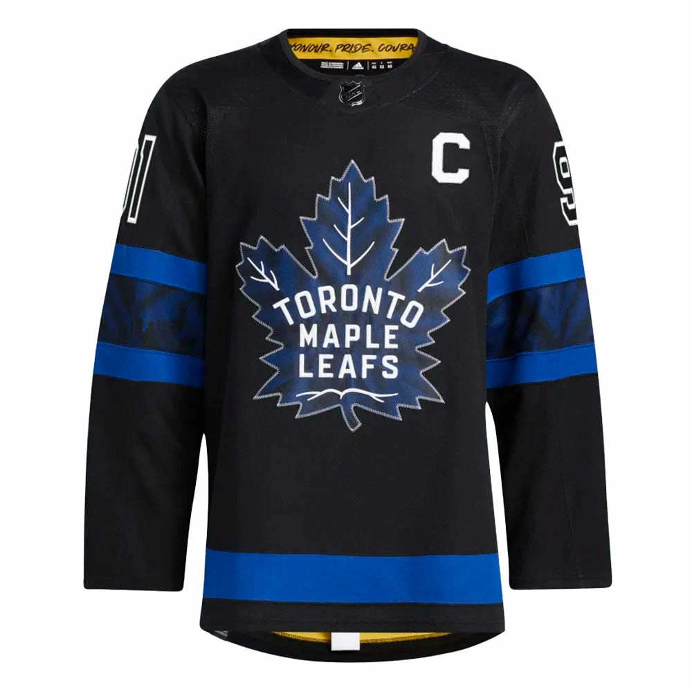 JOHN TAVARES TORONTO MAPLE LEAFS X DREW HOUSE ADIDAS ADIZERO PRIMEGREEN AUTHENTIC BLACK REVERSIBLE THIRD JERSEY 4 JOHN TAVARES TORONTO MAPLE LEAFS X DREW HOUSE ADIDAS ADIZERO PRIMEGREEN AUTHENTIC BLACK REVERSIBLE THIRD JERSEY - Image 2