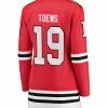 JONATHAN TOEWS CHICAGO BLACKHAWKS FANATICS WOMEN'S BREAKAWAY JERSEY