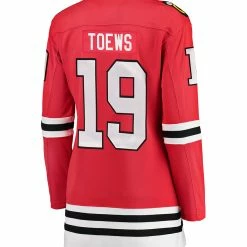 JONATHAN TOEWS CHICAGO BLACKHAWKS FANATICS WOMEN'S BREAKAWAY JERSEY