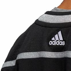 LOS ANGELES KINGS ADIDAS ADIZERO PRIMEGREEN AUTHENTIC BLACK HOME JERSEY 11 LOS ANGELES KINGS ADIDAS ADIZERO PRIMEGREEN AUTHENTIC BLACK HOME JERSEY -Jersey shop LOS ANGELES KINGS ADIDAS ADIZERO PRIMEGREEN AUTHENTIC BLACK HOME JERSEY COLLAR