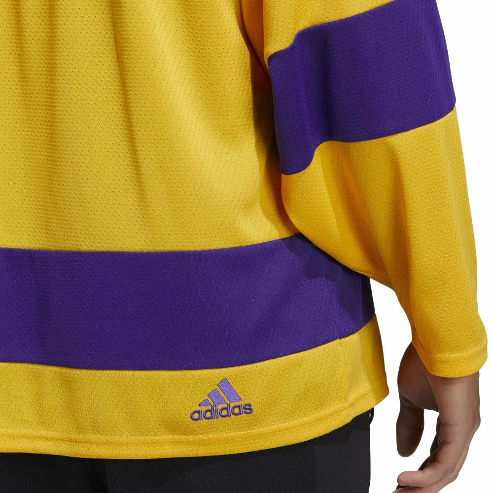 LOS ANGELES KINGS ADIDAS TEAM CLASSICS ADULT YELLOW HOCKEY JERSEY 7 LOS ANGELES KINGS ADIDAS TEAM CLASSICS ADULT YELLOW HOCKEY JERSEY - Image 5