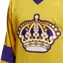 LOS ANGELES KINGS ADIDAS TEAM CLASSICS ADULT YELLOW HOCKEY JERSEY 12 LOS ANGELES KINGS ADIDAS TEAM CLASSICS ADULT YELLOW HOCKEY JERSEY -Jersey shop LOS ANGELES KINGS ADIDAS TEAM CLASSICS ADULT YELLOW HOCKEY JERSEY CREST