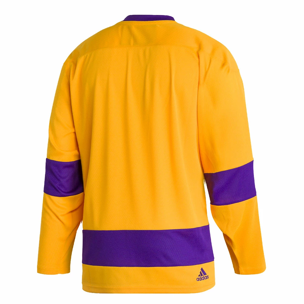 LOS ANGELES KINGS ADIDAS TEAM CLASSICS ADULT YELLOW HOCKEY JERSEY 9 LOS ANGELES KINGS ADIDAS TEAM CLASSICS ADULT YELLOW HOCKEY JERSEY - Image 7